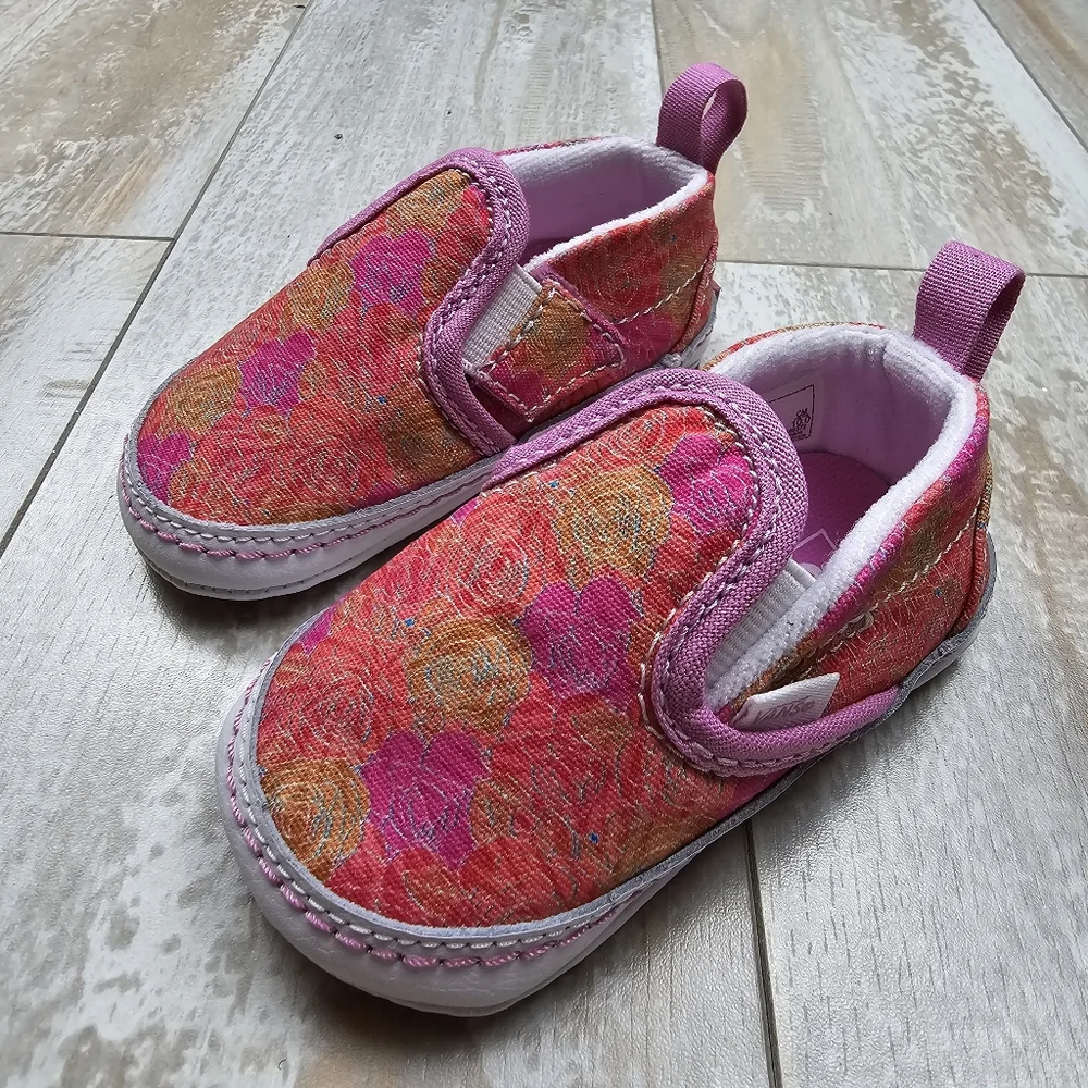 Vans Slip-On Crib Shoes Rose Camo